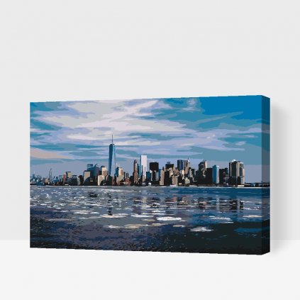 Maľovanie podľa čísiel - New York - Panorama