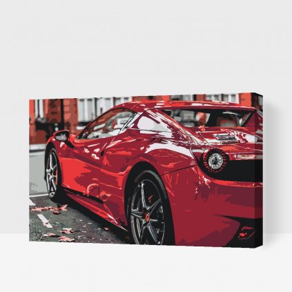 Maľovanie podľa čísiel - Ferrari 4