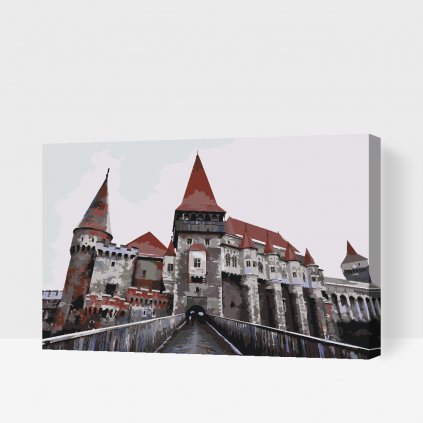 Maľovanie podľa čísiel - Hrad Corvin, Rumunsko