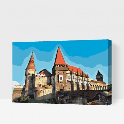 Maľovanie podľa čísiel - Hrad Corvin, Rumunsko 2