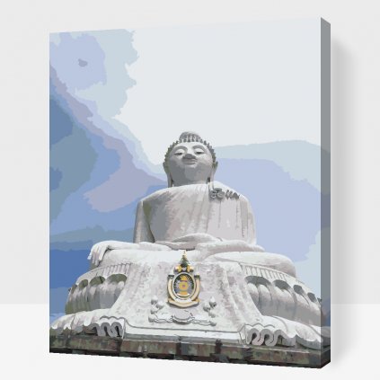 Maľovanie podľa čísiel - Veľký Buddha, Thajsko