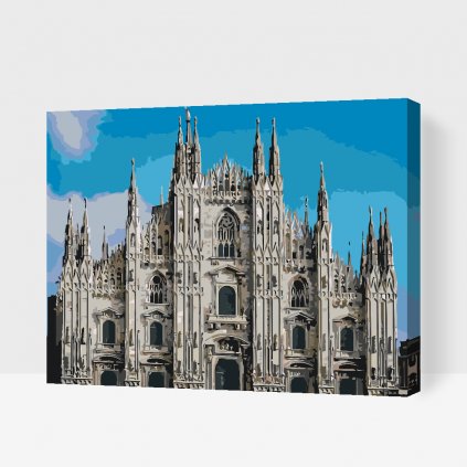 Malování podle čísel - Katedrála Duomo di Milano