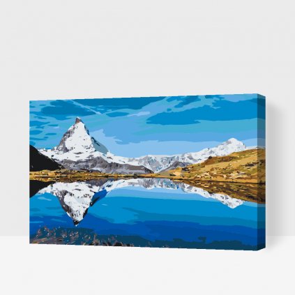 Malování podle čísel - Matterhorn