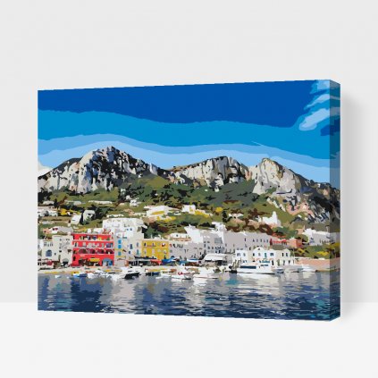 Malování podle čísel - Ostrov Capri, Taliansko 2
