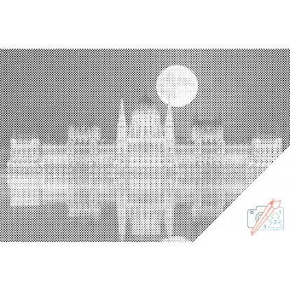 Bodkovanie - Nočná Budapešť
