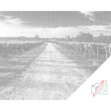 Bodkovanie - Toskánske vinice