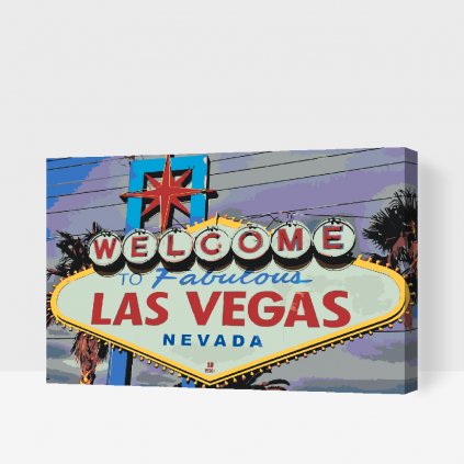 Maľovanie podľa čísiel - Las Vegas