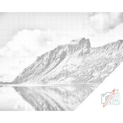 Bodkovanie - Jazero v horách, Fjord