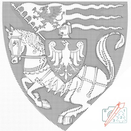 Bodkovanie - Erb Koszalin
