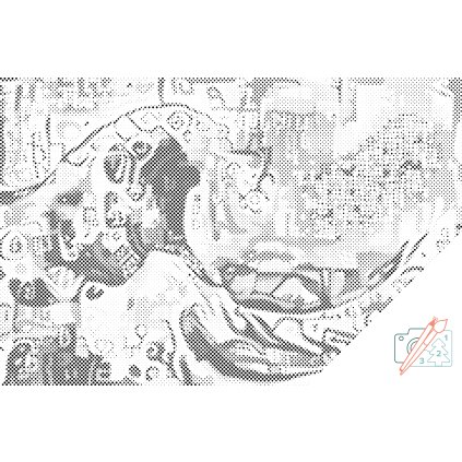Bodkovanie - Vlna na mori