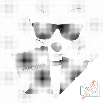 Bodkovanie - Popcorn Dog