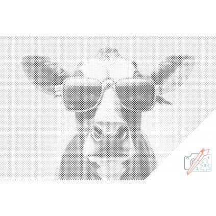 Bodkovanie - Cool krava