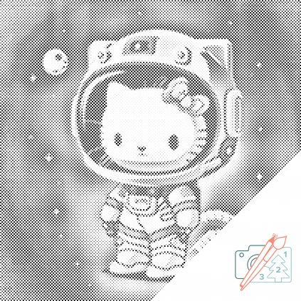 Bodkovanie - Hello Kitty