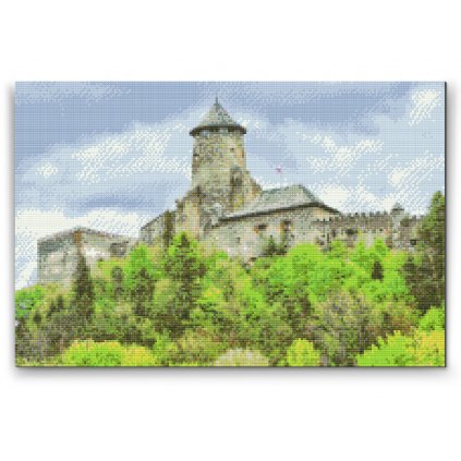Diamantové malování - Ľubovnianský hrad