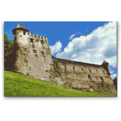 Diamantové malování - Lubovnianský hrad 2
