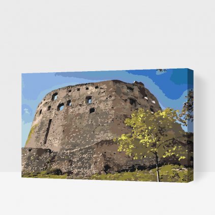 Malování podle čísel - Topolčanský hrad