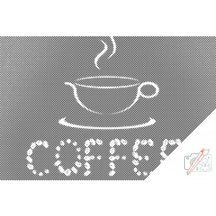 Tečkování - Kávová zrna Coffee