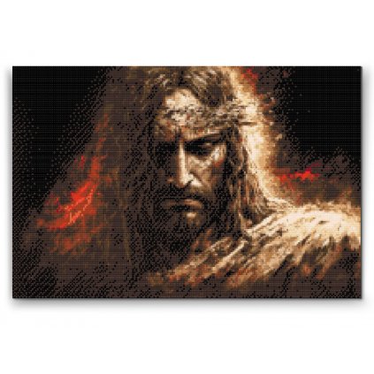 Diamantové malování - Ježíš s trnovou korunou