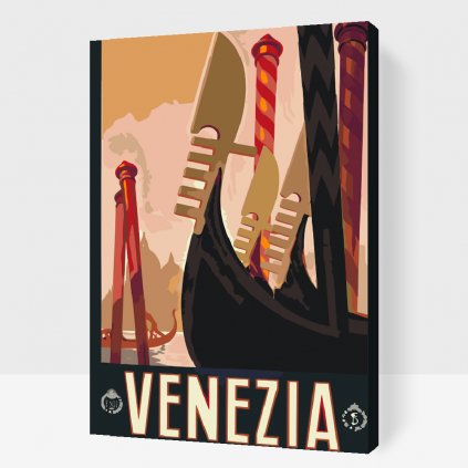 Maľovanie podľa čísiel - Venezia