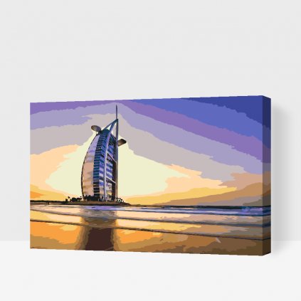 Malování podle čísel - Burj Al Arab