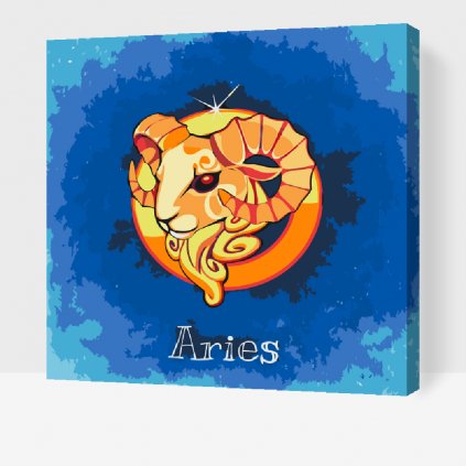 Maľovanie podľa čísiel - Baran/Aries