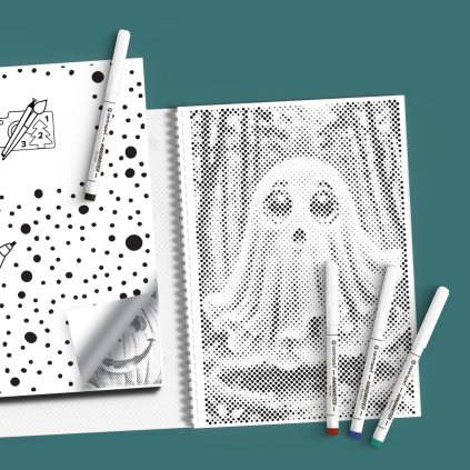 Bodkovací zošit – Halloween