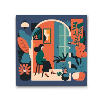 M2_Maľovanie_podľa_čísiel_-_Ilustrácia_-_Žena_v_byte