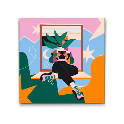 M2_Maľovanie_podľa_čísiel_-_Ilustrácia_-_Slečna_pri_okne