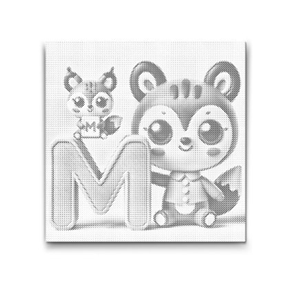 M2_Bodkovanie_-_Písmeno_M_–_So_zvieratkom