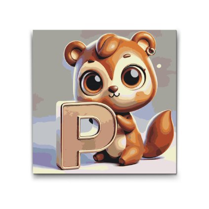 M2_Maľovanie_podľa_čísiel_-_Písmeno_P_–_So_zvieratkom