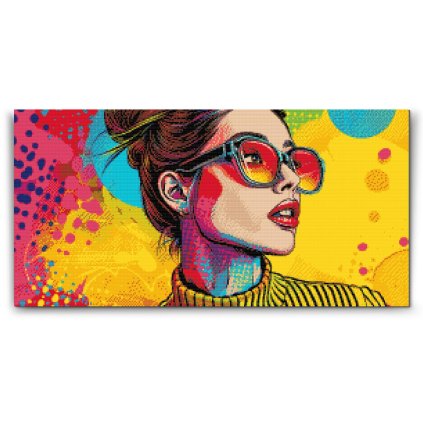 Diamantove_malovanie_Pop_art_-_Moderna_zena_M2
