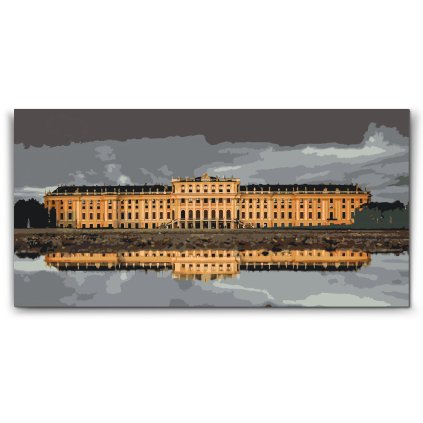 Malovanie_podla_cisiel_Zapad_slnka_Schonbrunn_-_Rakusko_M2