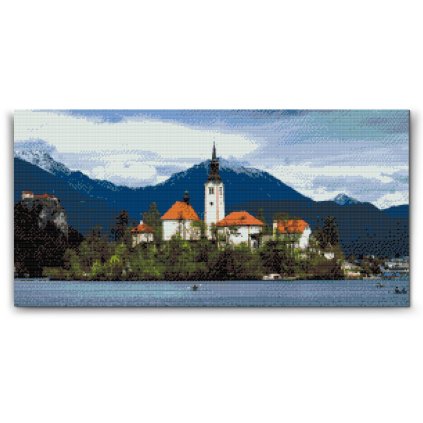 Diamantove_malovanie_Kostol_na_jazere_Bled_-_Slovinsko_M2