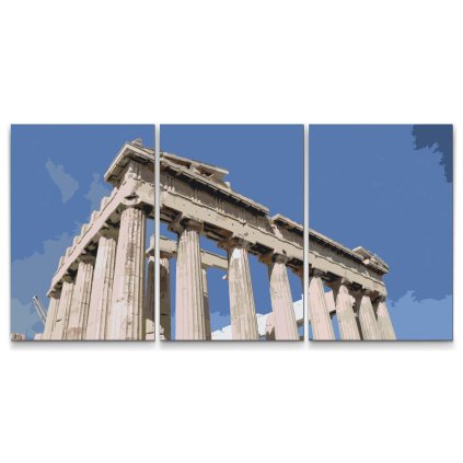Malovanie_podla_cisiel_Akropolis,_Ateny_2_sada_3_platien_M7