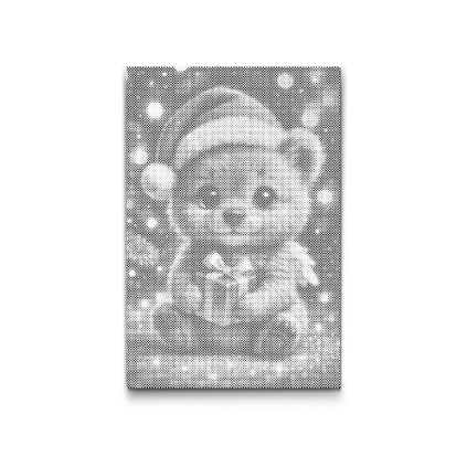 Bodkovanie_Vianocny_medvedik_M2