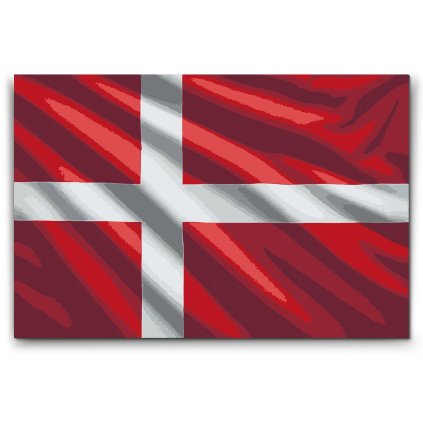 Malovanie_podla_cisiel_Vlajka_Danska_M2