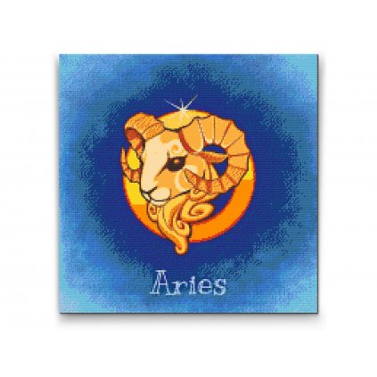 Diamantovanie podľa čísiel - Baran/Aries