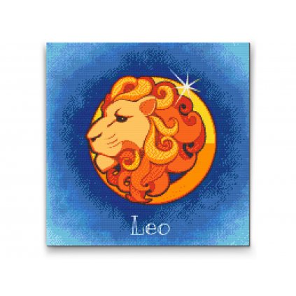 Diamantovanie podľa čísiel - Lev/Leo
