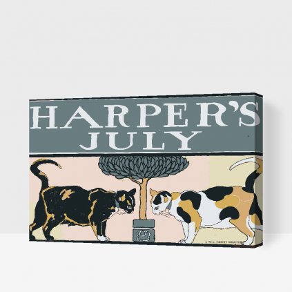 Maľovanie podľa čísiel - Harper's July