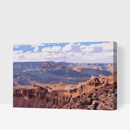 Maľovanie podľa čísiel - Grand Canyon