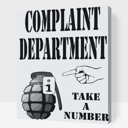 Maľovanie podľa čísiel - Complaint Department