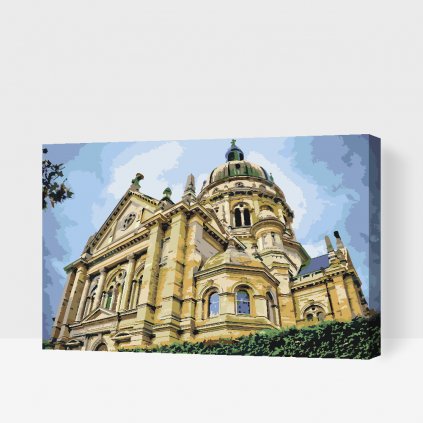 Maľovanie podľa čísiel - Kostol Christ Mainz