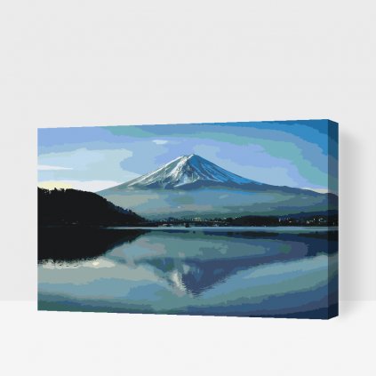 Maľovanie podľa čísiel - Hora Fudži