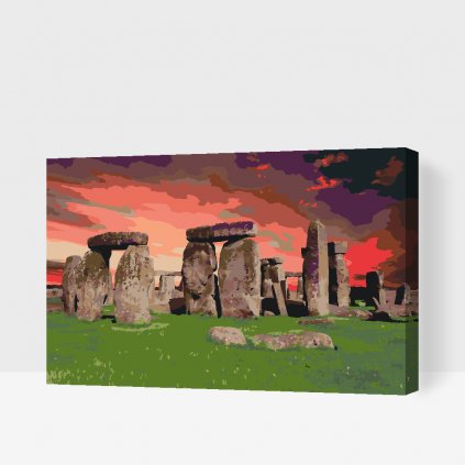 Maľovanie podľa čísiel - Stonehenge