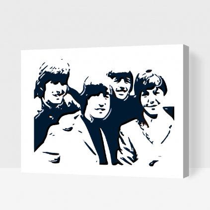 Maľovanie podľa čísiel - The Beatles
