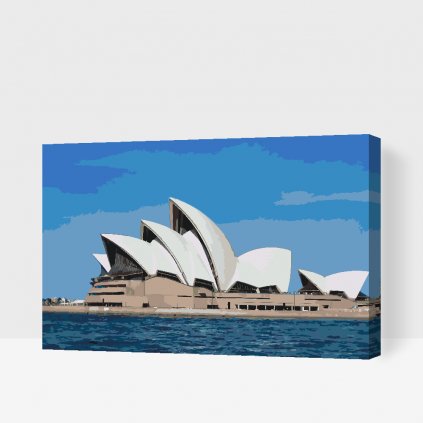 Maľovanie podľa čísiel - Opera v Sydney