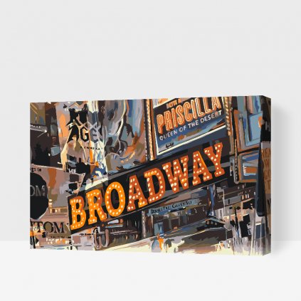 Maľovanie podľa čísiel - Broadway