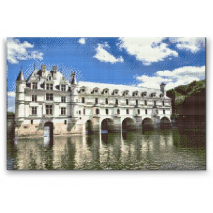 Diamantovanie podľa čísiel - Chenonceau