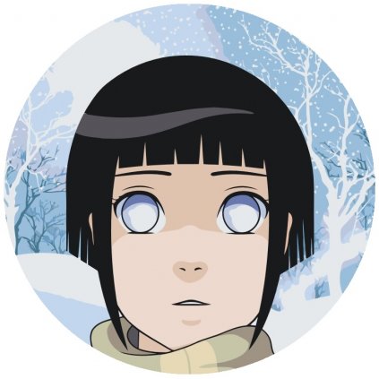 Maľovanie podľa čísiel - Hinata Hyuga