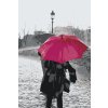Maľovanie podľa čísiel - Červený dáždnik
